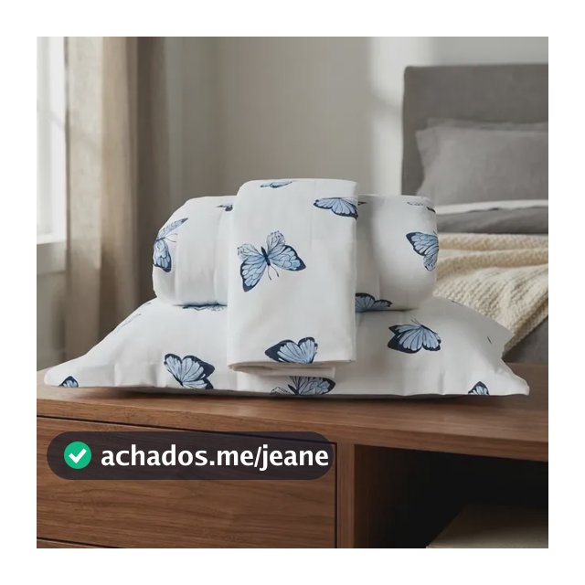 Kit Colcha Cobre Leito Queen Marina Algodão 3 Pçs Estamapdo