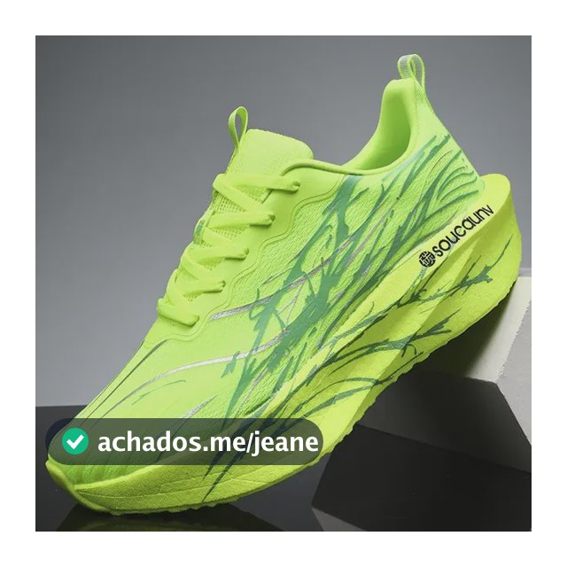 Tênis De Corrida Respiráveis Com Sola Macia E Absorção De Choque Xucb Fluorescent Green 36 Eu