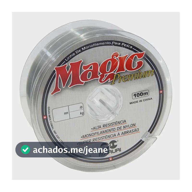 Linha Maruri Magic Premium 100m 0,30mm Cinza