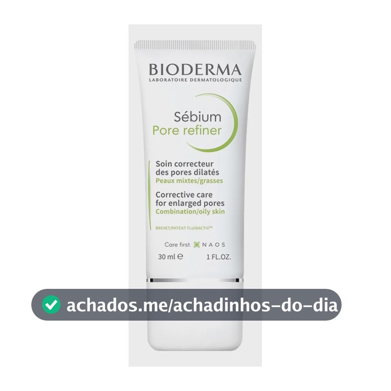 Sérum Corretor de Poros e Brilho Bioderma Sébium Pore Refiner 30ml