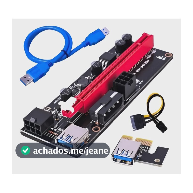 Placa Riser 009s Mineração Preto