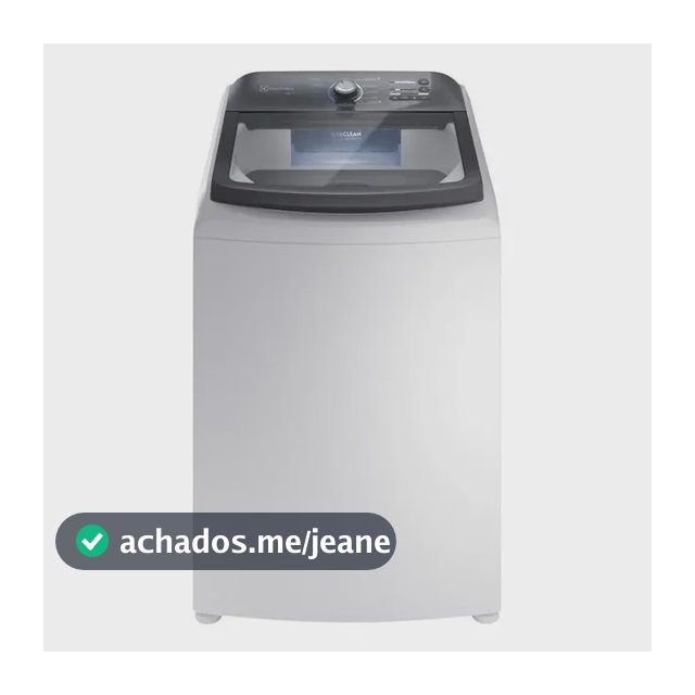 Lavadora De Roupas Electrolux 18kg Cesto Inox 11 Programas 110v Branco