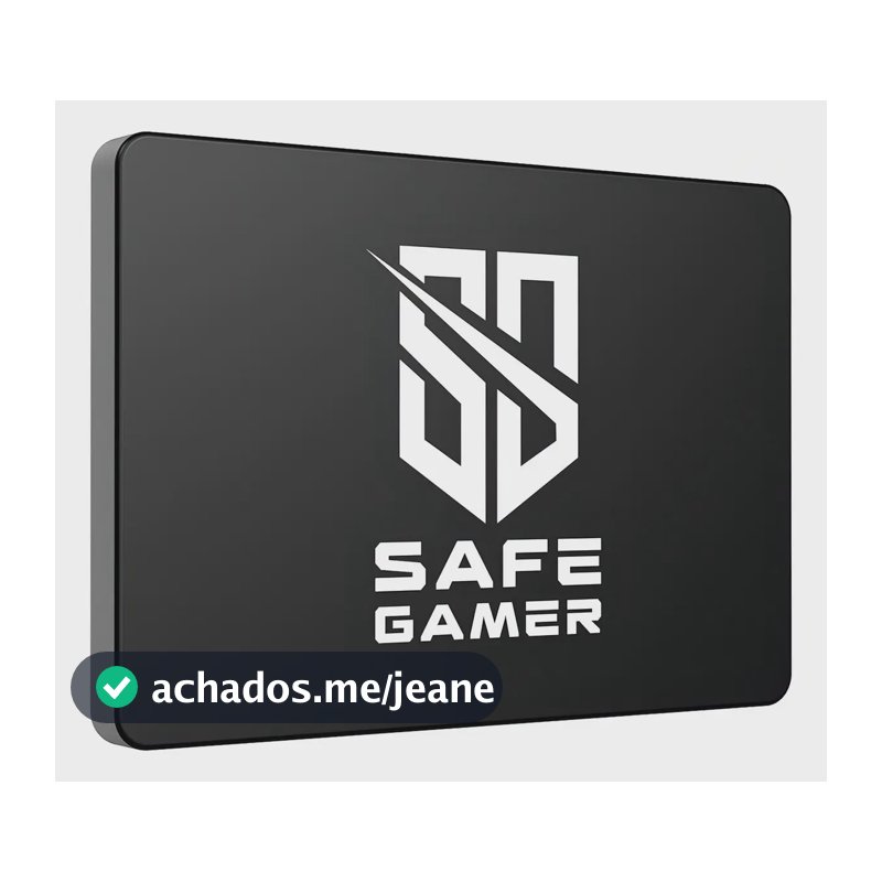 Ssd Safe Gamer 512gb Sata Iii 550 MB/s - Sg-ssd2.5ed0512gb Cor Preto