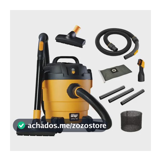 Aspirador de Pó e Água WAP GTW 10 1400W de Potência com Bocal de Sopro