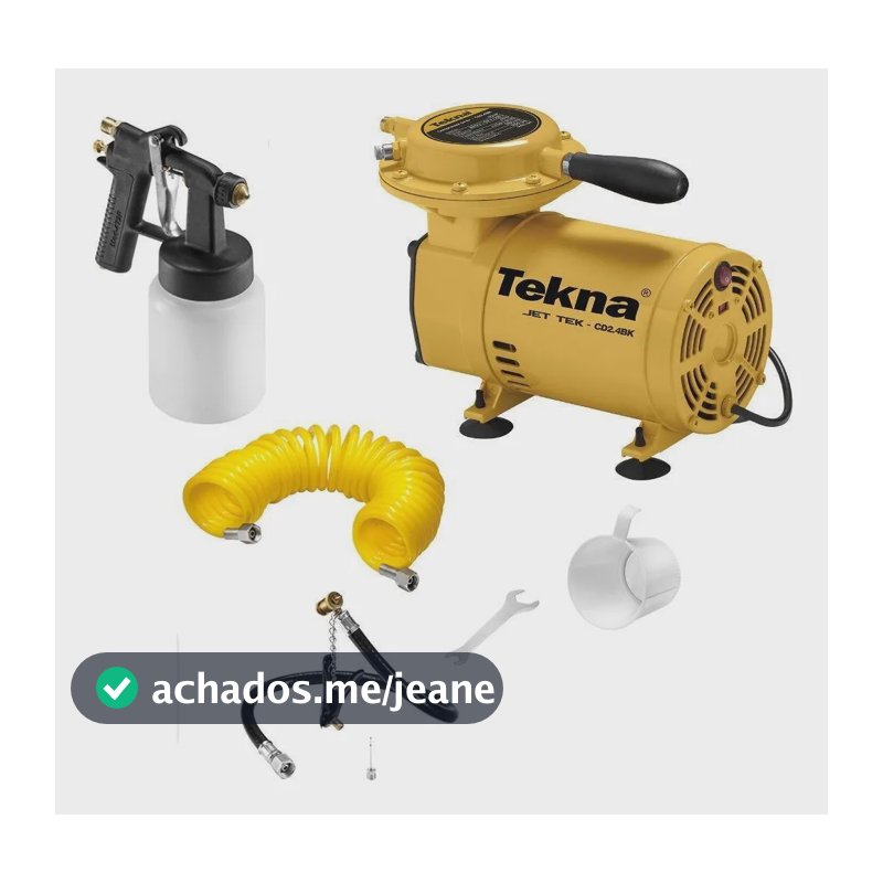 Compressor Ar Direto Portátil 1/2hp 50psi 127v/220v Tekna