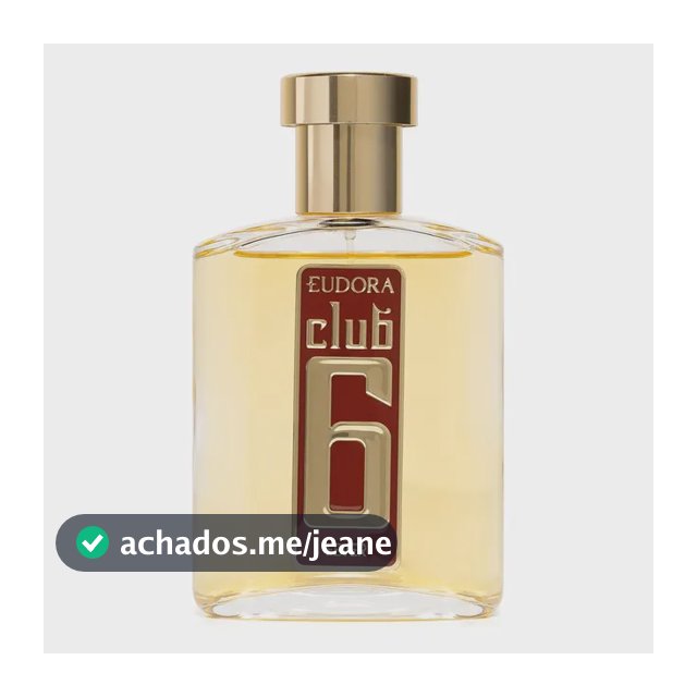 Club 6 Fever Eudora Desodorante Colônia Perfume Masculino Original 95ml