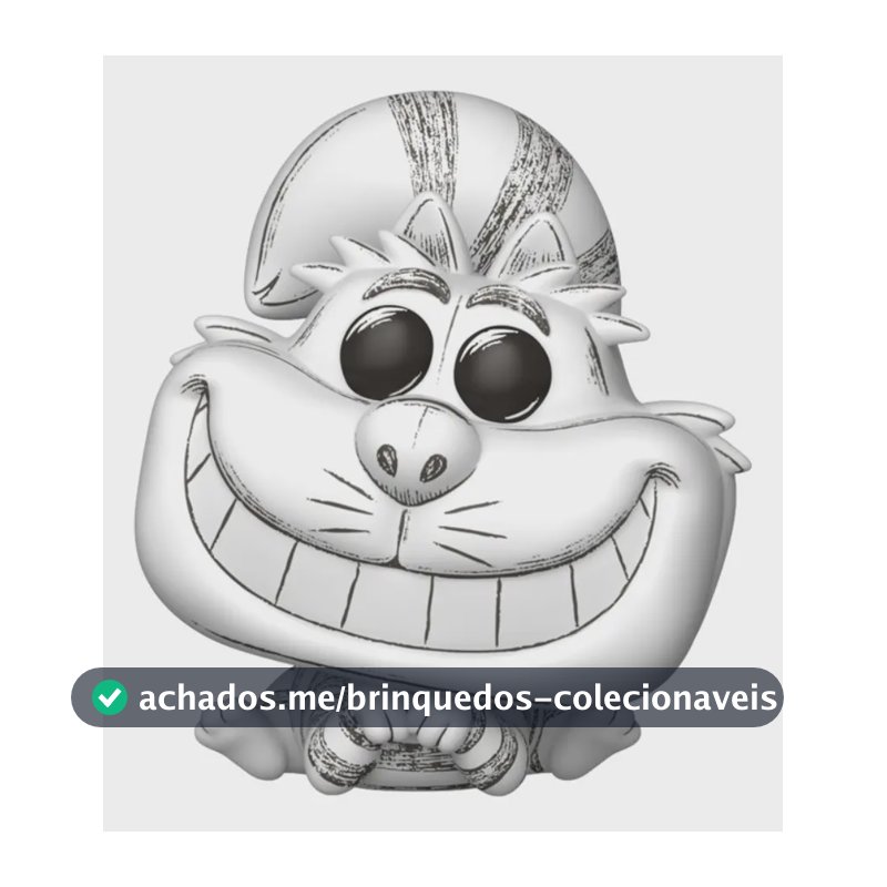 Boneco Funko Pop! Disney Esboços - Gato De Cheshire