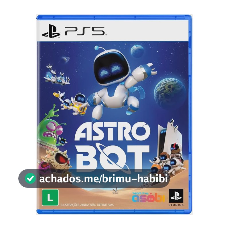 Jogo Astro Bot Ps5 Mídia Física Lacrado Original