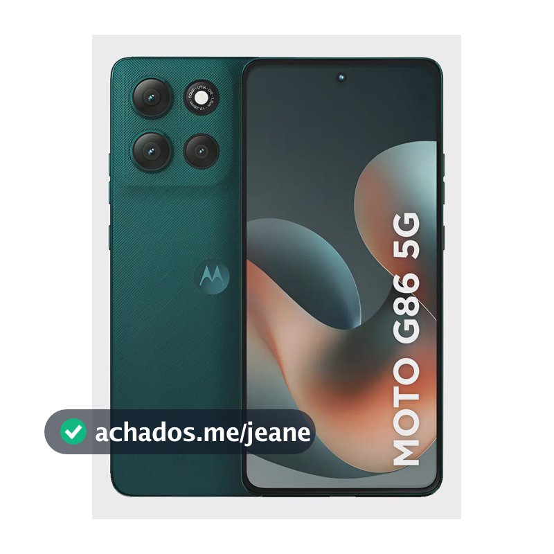 Smartphone Moto G86 5g Tela 6,7 Poled 512gb 50mp Motorola Verde-escuro