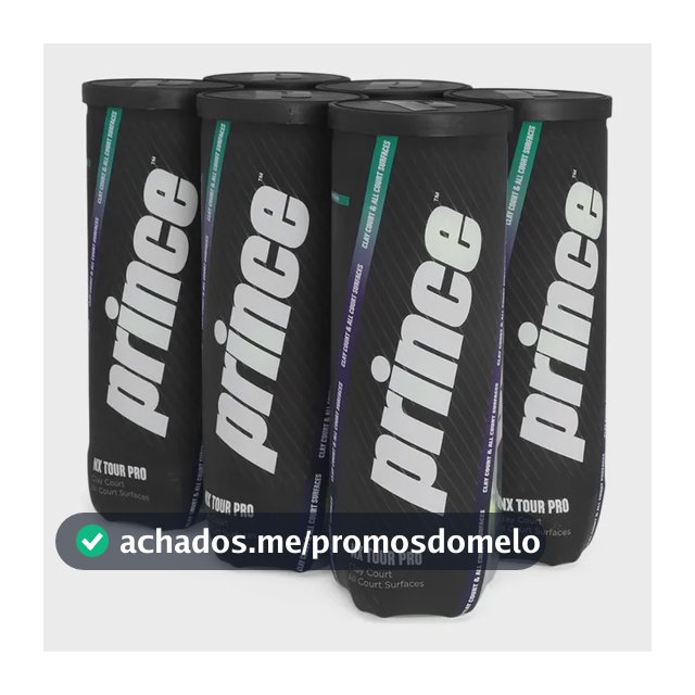 Bola De Tênis Prince Nx Tour Pro Pack Com 06 Tubos