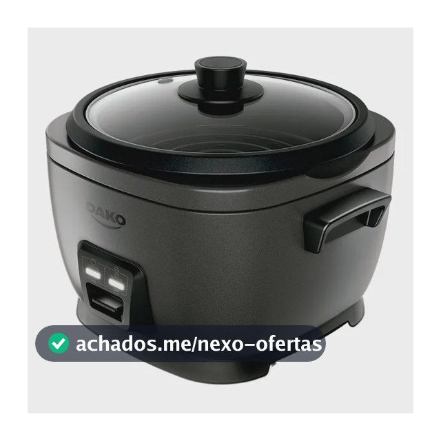 Panela De Arroz Elétrica Dako 700w Com 4 L 10 Xícaras Cinza Cor Cinza-escuro Frequência 60 Hz