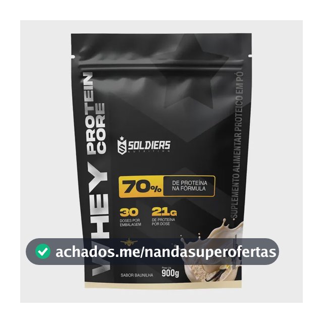 Whey protein Soldiers Nutrition em pó sabor Baunilha x 900g