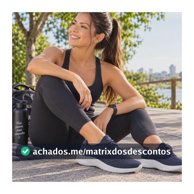 Tênis Olympikus Feminino Ultraleve 130g Maximo Conforto Leve Azul-marinho Liso 36