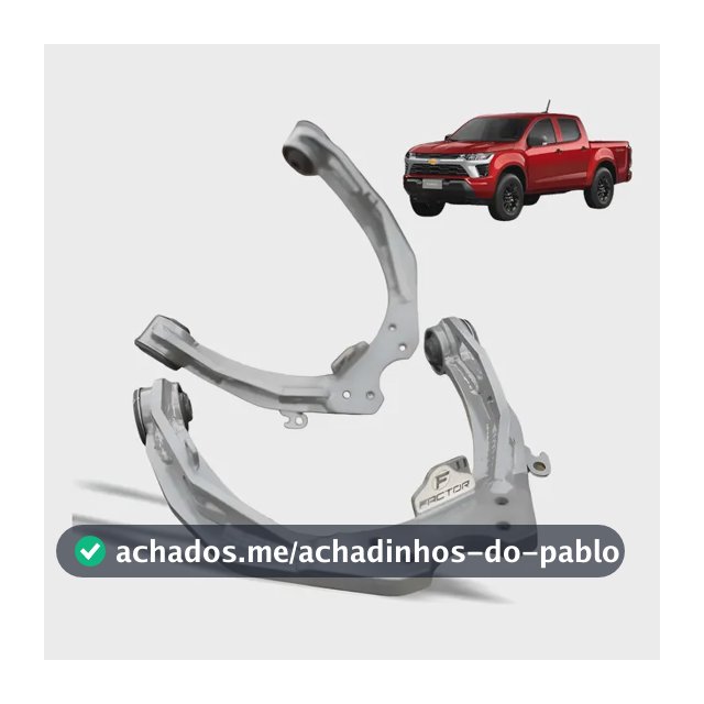 Kit Bandeja Superior Lift Reforçada S10 Chevrolet