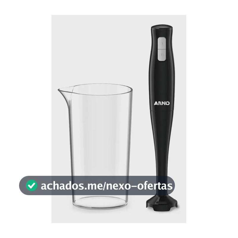 Mixer Arno Turbomix Duo Cor Preto MX21