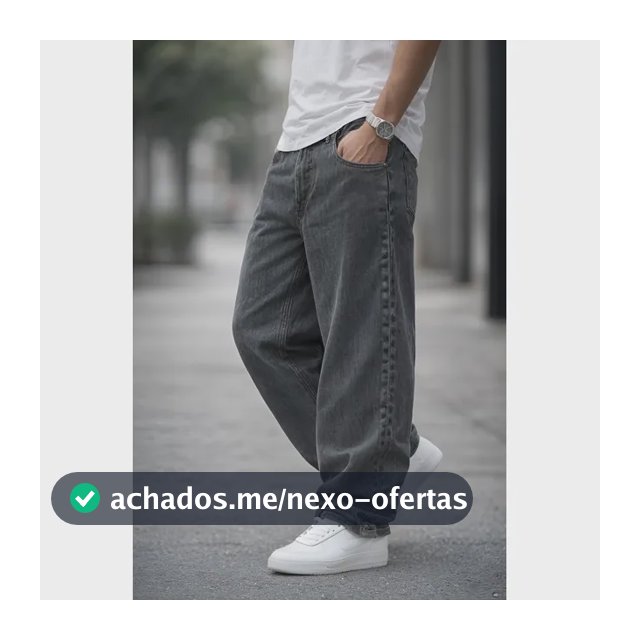 Calça Masculina 36 Ao 48 Balão Baggy Larga 2 Cores Premium