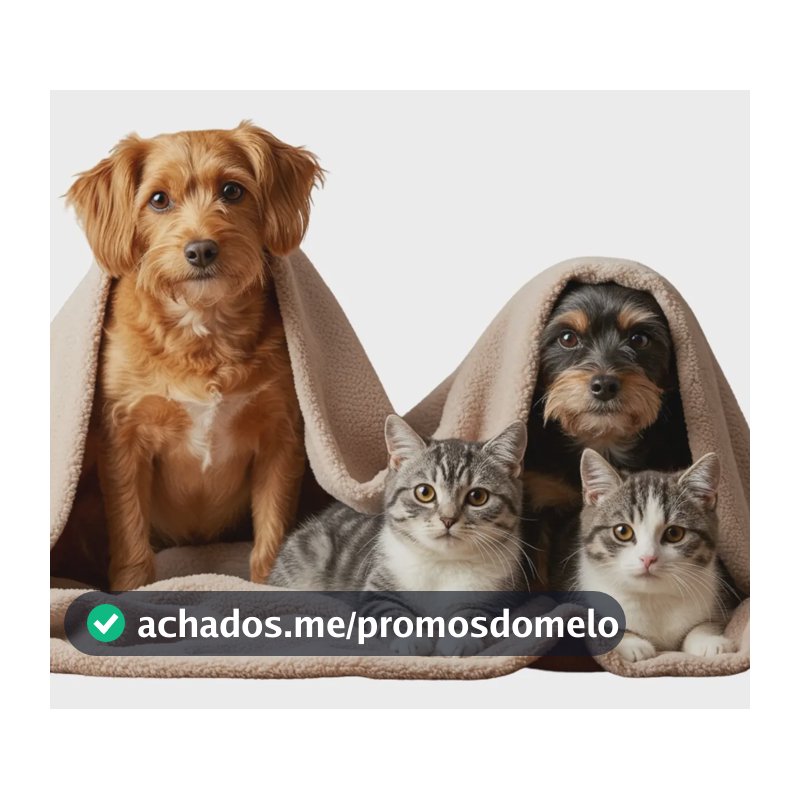 Cobertor Manta Pet De Microfibra 90 X 110cm - Kit 10un