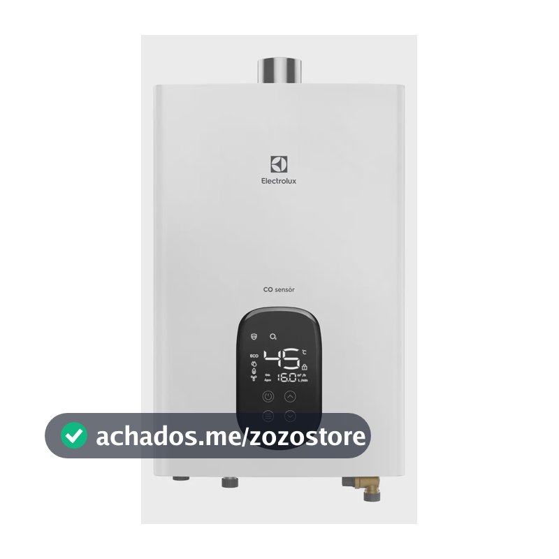 Aquecedor De Água A Gás Electrolux Exaustão 16l H16bn Bivolt