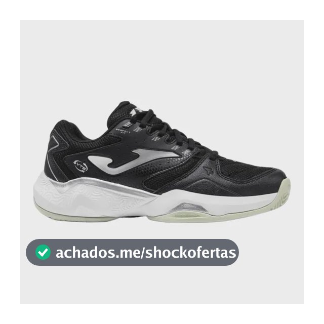 Tênis Joma Master 1000 Lady Saibro Feminino Original + N. F Preto 35 Br