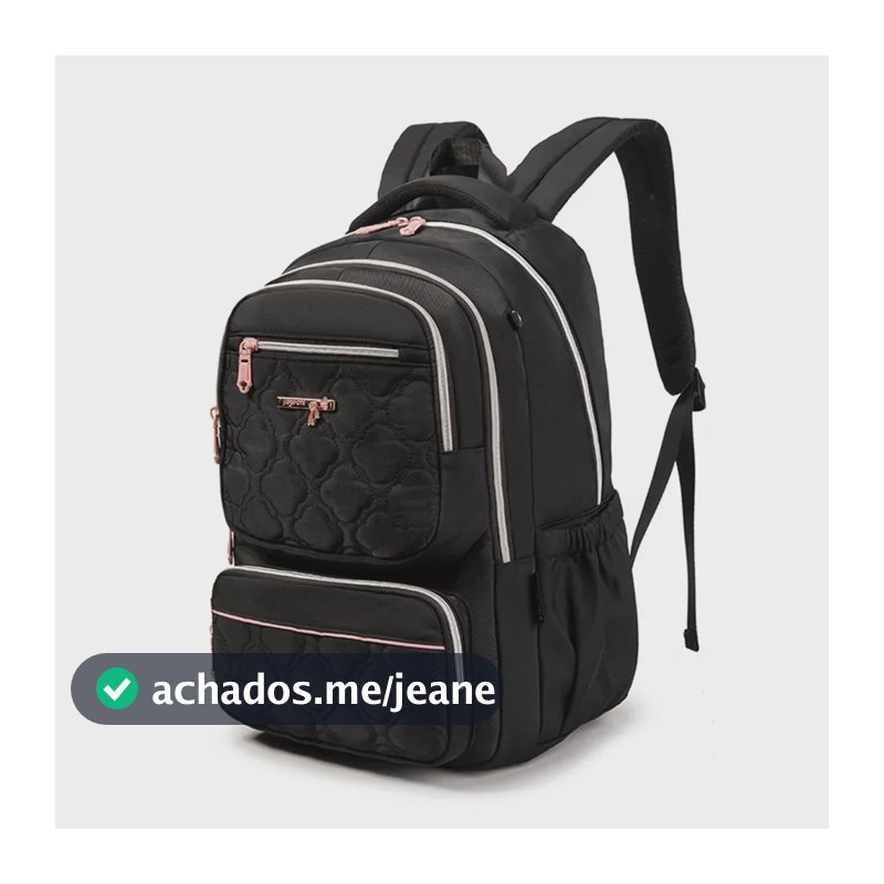 Mochila feminina, reforçada, impermeável, com capacidade para laptop, ideal para viagens diárias, ida à escola e deslocamentos de trabalho.