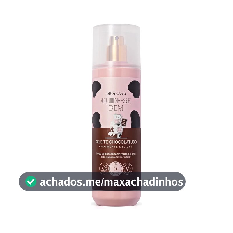 O Boticário Cuide-se Bem Body Splash Deleite Chocolatudo 200ml