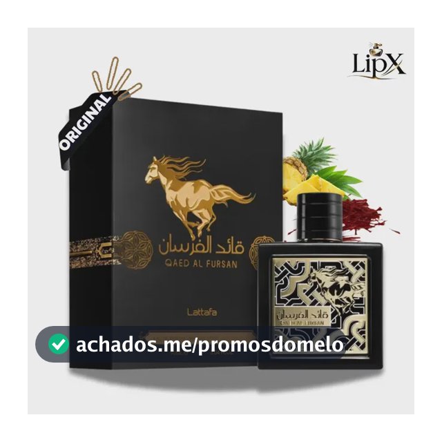 Perfume Árabe Qaed Al Fursan Lattafa Edp 90 Ml