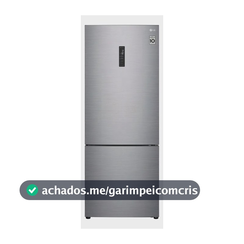 Geladeira Smart LG Frost Free Inverter 451L Inverse Inox - 220V