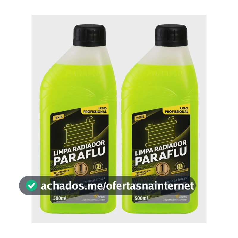 Kit 2 Limpa Radiador Remove Resíduos Paraflu 10-3074 500ml