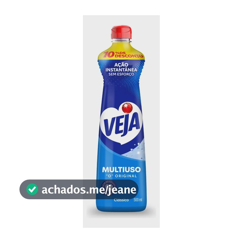 Limpador Multiuso Veja O Original Clássico 500ml Oferta