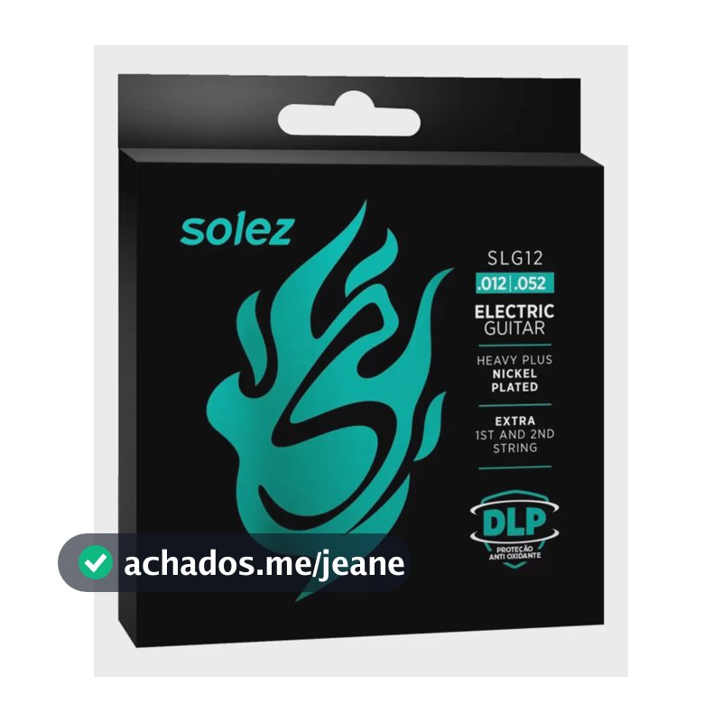 Jogo De Cordas Solez 012 Para Guitarra SLG12
