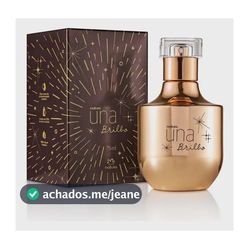 Natura Una Brilho Deo Parfum Feminino 75ml