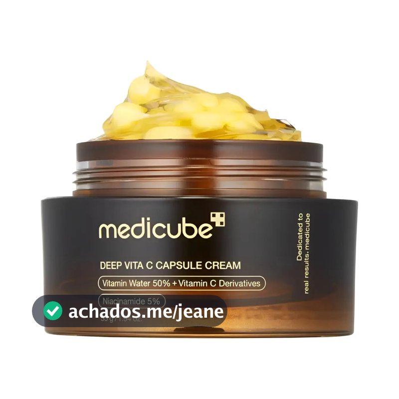 Creme Facial Medicube Deep Vita C Capsule Cream 55g Momento de aplicação Dia/Noite Tipo de pele Todo tipo de pele