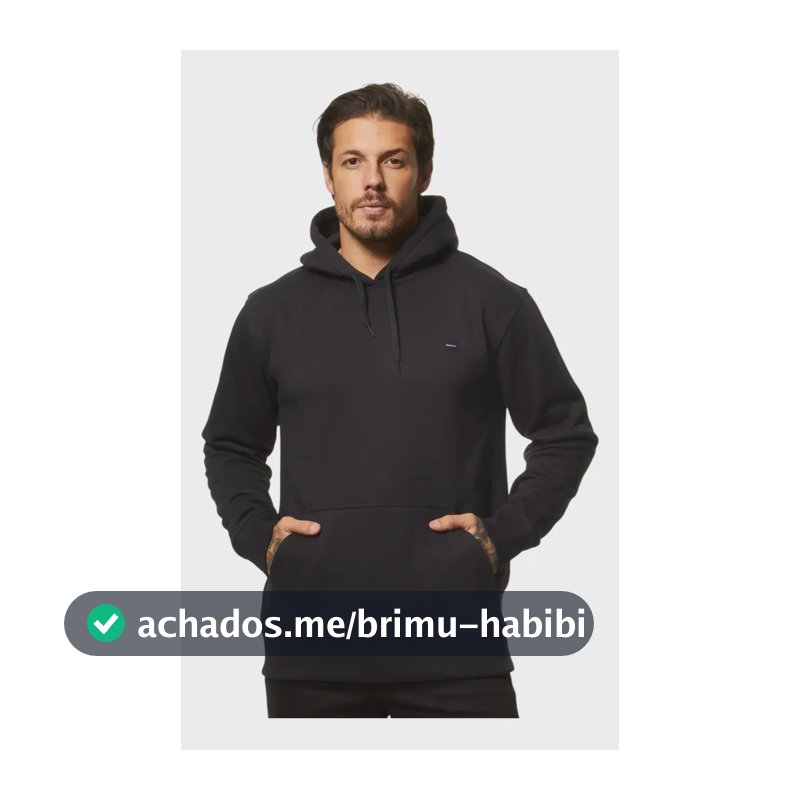 Moletom Oakley Patch Hoodie Gg Blackout Liso