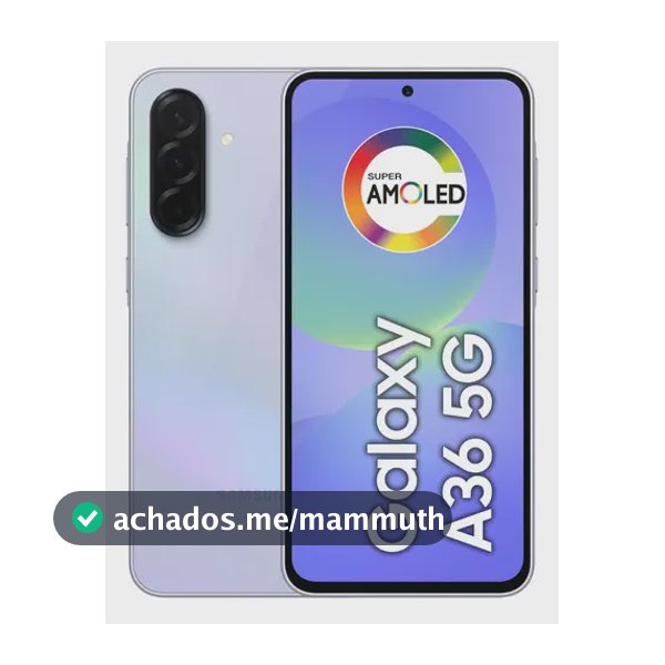 Smartphone Samsung Galaxy A36 5g 128gb 6gb Ram Câmera Tripla De Até 50mp Selfie De 12mp Ip67 Super Amoled 6.7'' Nfc Recursos Ai Android E Segurança Snapdragon - Violeta