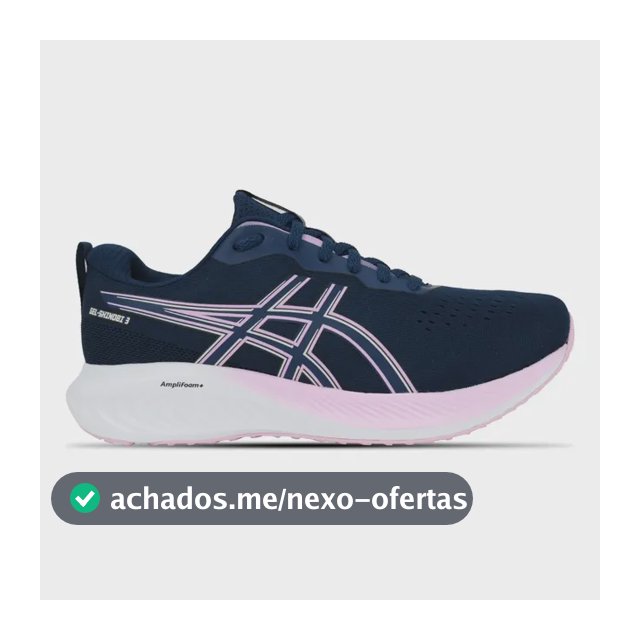 Tênis Casual Feminino Gel-shinobi 3 Asics Azul Liso 37 Br