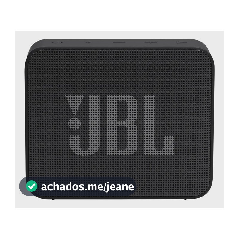 Caixa De Som Bluetooth Portátil Go Essencial 2 Jbl - Preta Preto