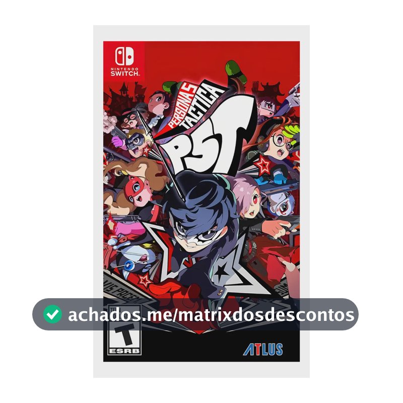 Persona 5 Tactica Launch Edition Nintendo Switch RPG Atlus 2023