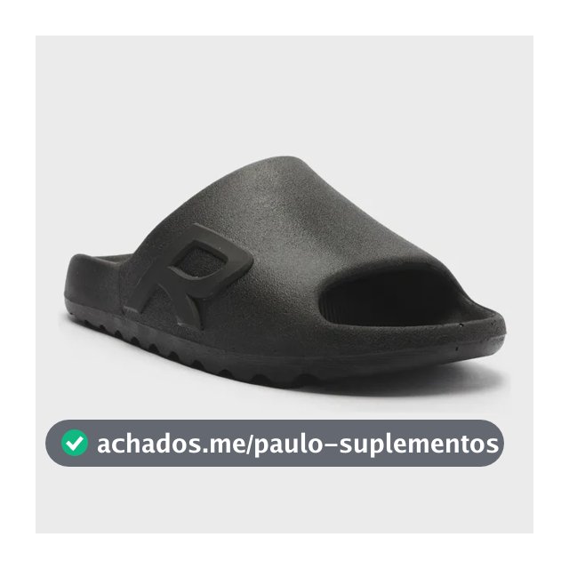 Chinelo Masculino Reserva Go R7508000020003u Preto Liso 43/4