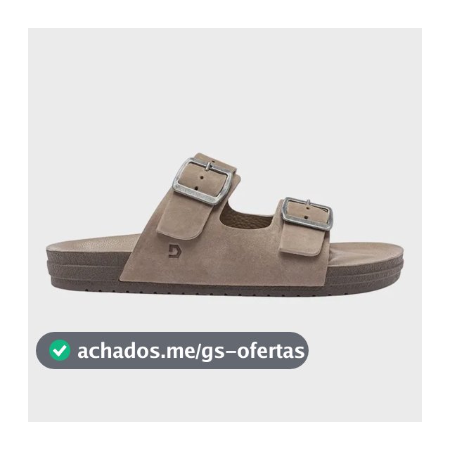 Sandália Masculina Democrata Chinelo Birken 100%couro Casual