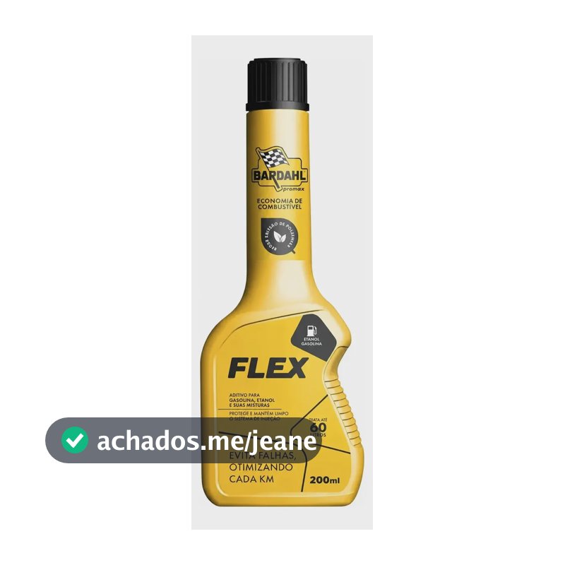 Bardahl Flex Aditivo Para Combustível Pra Motores Flex 200ml