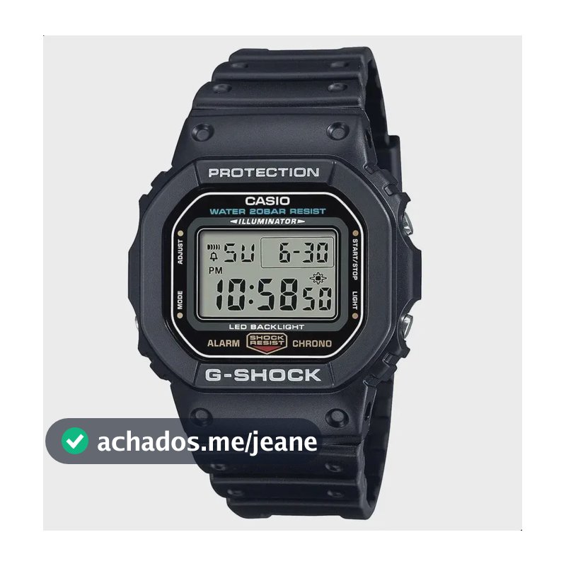 Relógio Masculino Casio G-shock Dw-5600ue-1 Preto 200 Metros Fundo Como Na Imagem