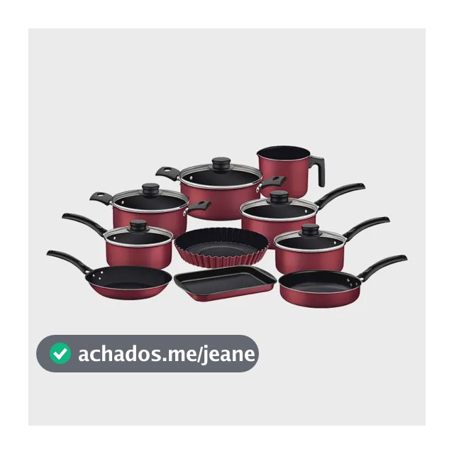 Conjunto De Panela Antiaderente Turim 10 Pçs Ver Tramontina