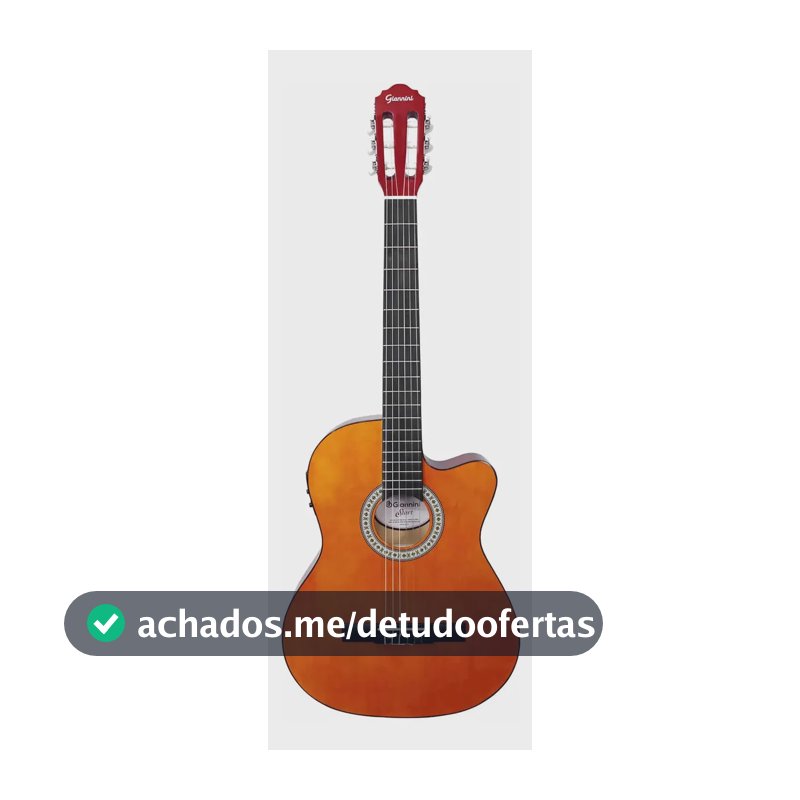 Violão Elétrico Giannini NF-14 Start Flat Náilon 4/4
