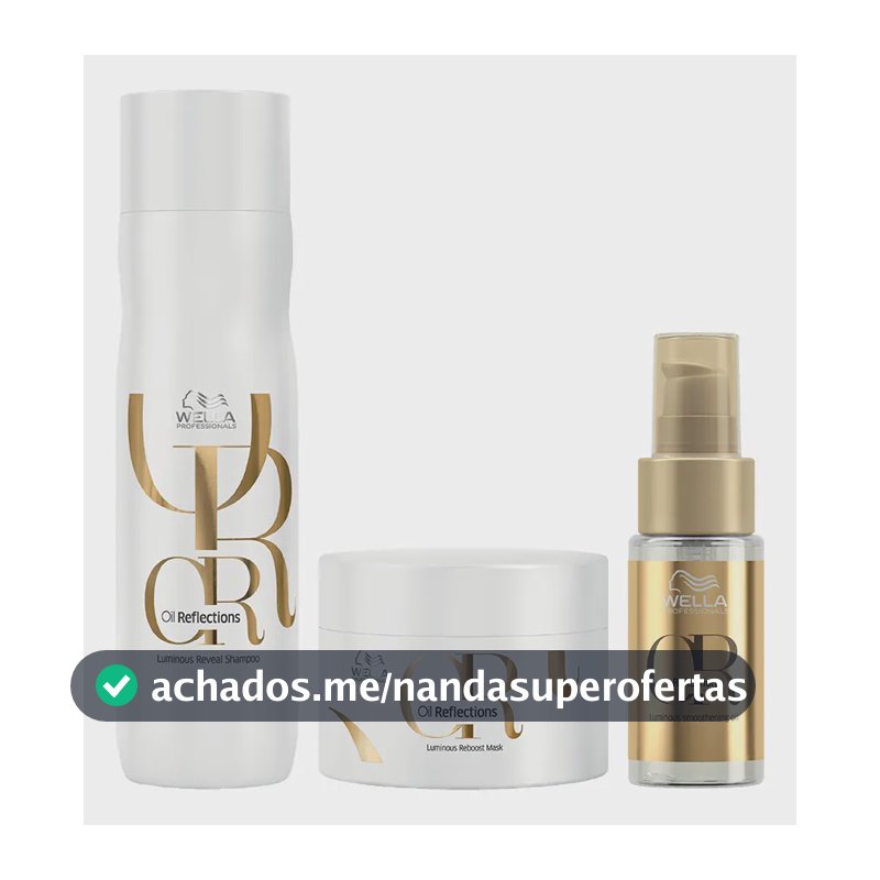 Kit Wella Oil Reflections Sh250+ol30+masc150