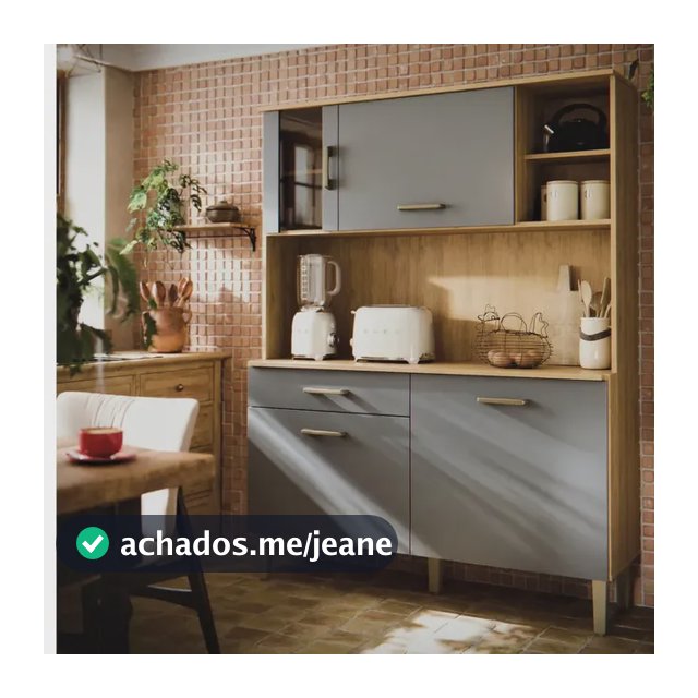 Armário de Cozinha Completo Verona, 4 Portas e 1 Gaveta, para Nicho e Balcão, 120 cm, Maxi do Brasil