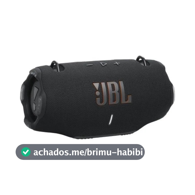Caixa de Som Bluetooth Portátil Xtreme 4 JBL Cor Preta
