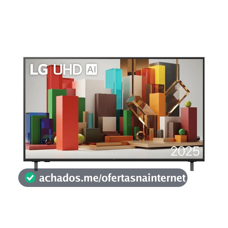 Smart TV Profissional 4K 55" LG UHD 55AU801 Processador α7 AI Ger8 Super Upscaling Google Cast Alexa Integrado Controle AI Smart Magic WebOS 25