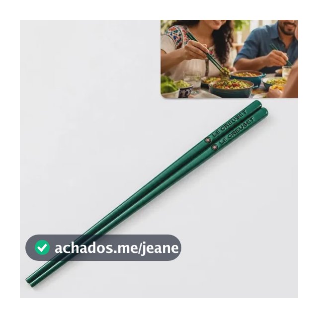 Pauzinhos Reutilizáveis Verde Escuro Le Creuset Utensílios D