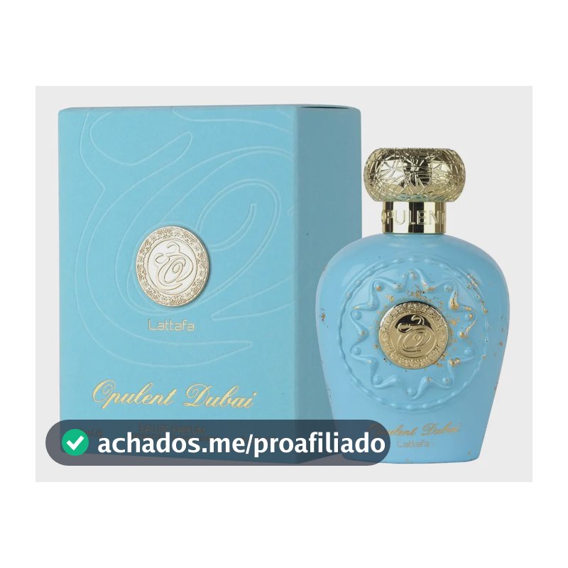 Perfume Árabe Lattafa Opulent Dubai Eau De Parfum 100 ML
