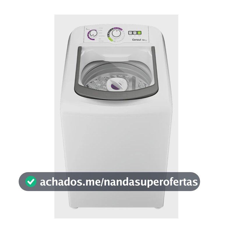 Máquina de Lavar Consul 13Kg Branca Ciclo Edredom - CWH13AB